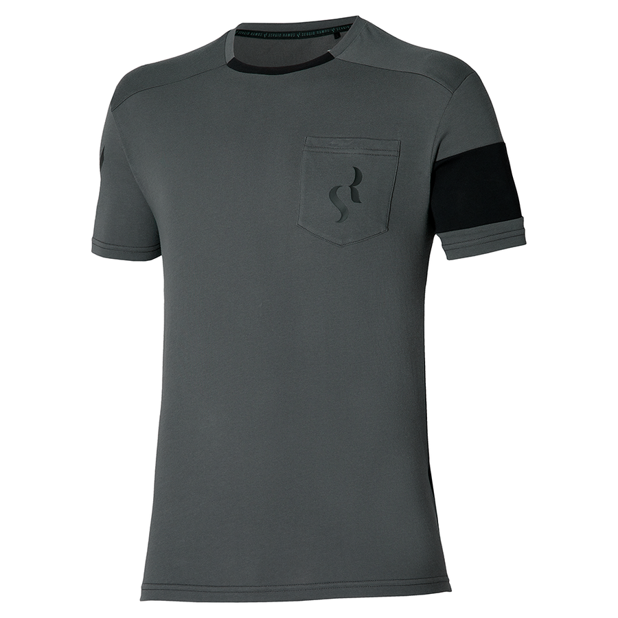 Mizuno Sergio Ramos Casual Tee Melange Grey